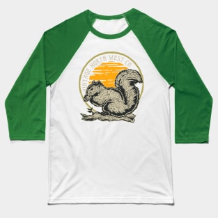 Vintage Squirrel Baseball T-Shirt